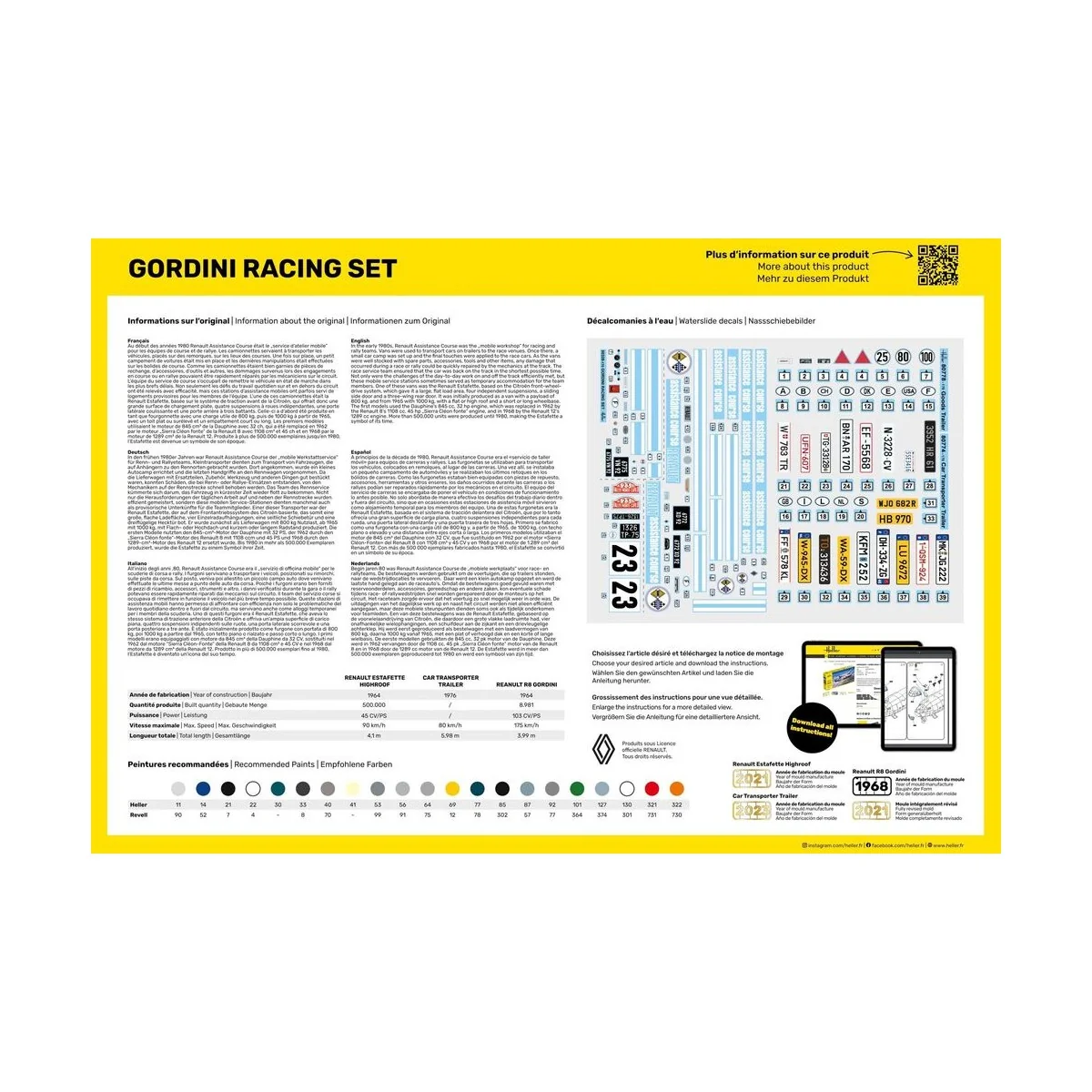 Gordini Racing Set - Heller 50328