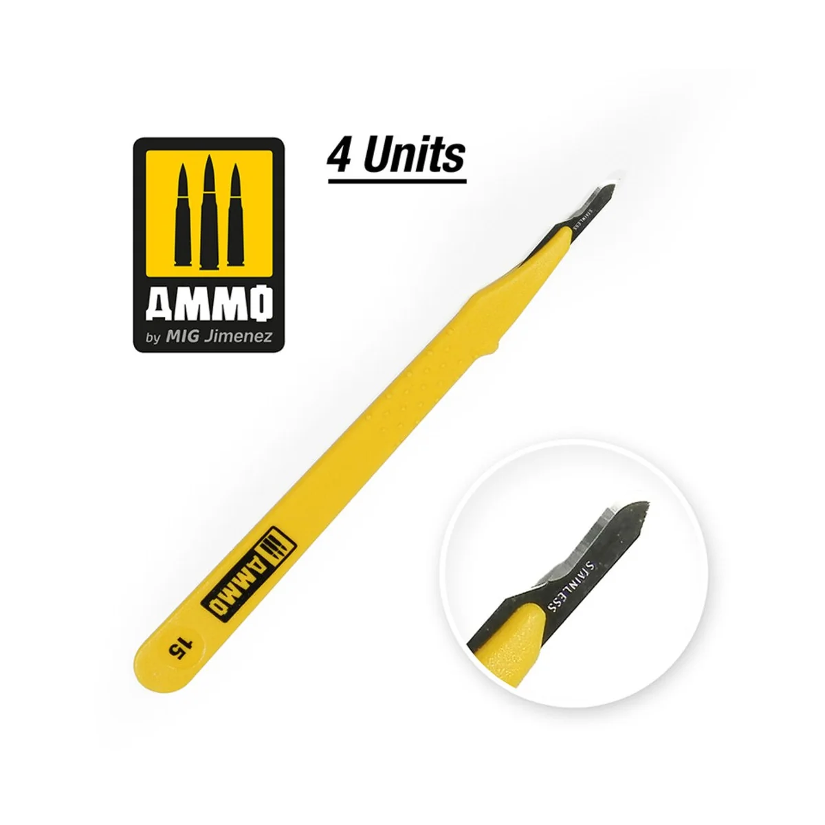 Standard Blade Curved - 4 pcs - AMMO by MIG Jimenez A.MIG-8693