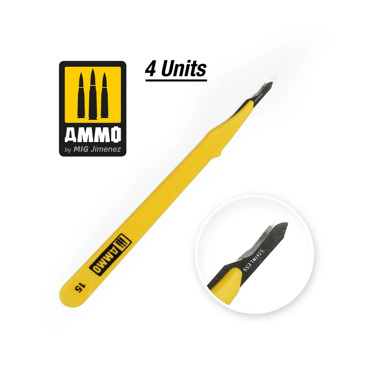 Standard Blade Curved - 4 pcs - AMMO by MIG Jimenez A.MIG-8693