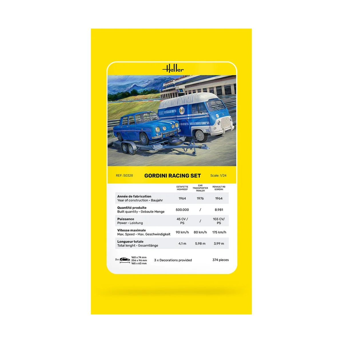 Gordini Racing Set - Heller 50328