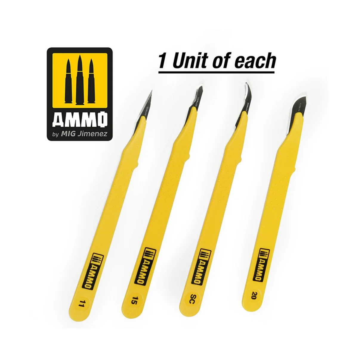 Standard Blade Set - 4 pcs. (1 Standard Straight + 1 Curved + 1 Rip...