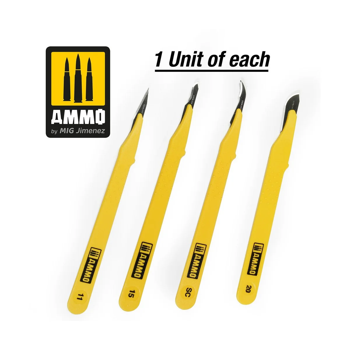 Standard Blade Set - 4 pcs. (1 Standard Straight + 1 Curved + 1 Rip...