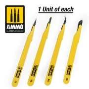 Standard Blade Set - 4 pcs. (1 Standard Straight + 1 Curved + 1 Rip...