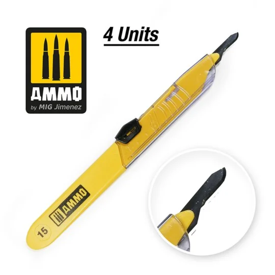 Protective Blade Curved - 1 pc - AMMO by MIG Jimenez A.MIG-8698 Protective Blade Curved - 1 pc - AMMO by MIG Jimenez A.MIG-8698