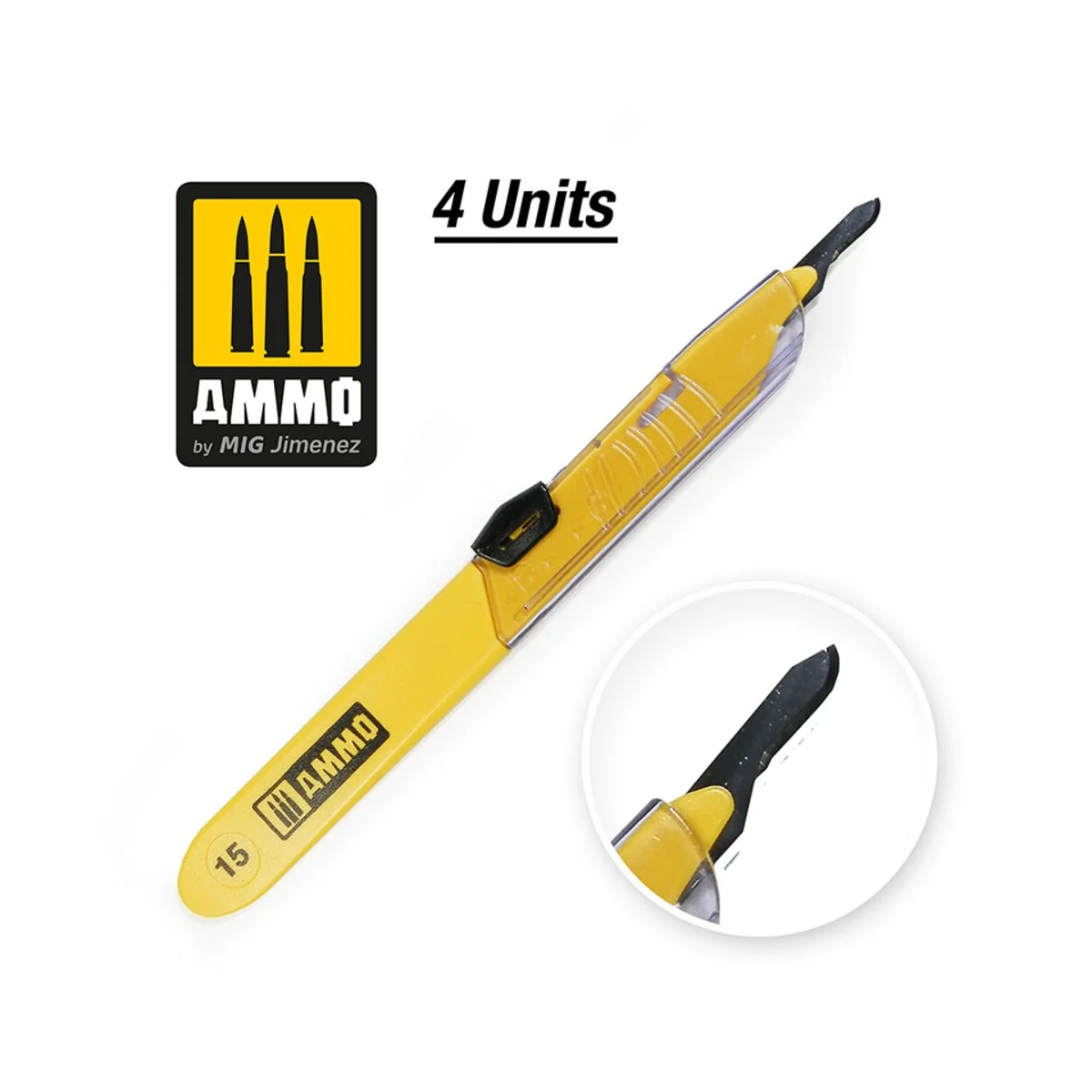 Protective Blade Curved - 1 pc - AMMO by MIG Jimenez A.MIG-8698