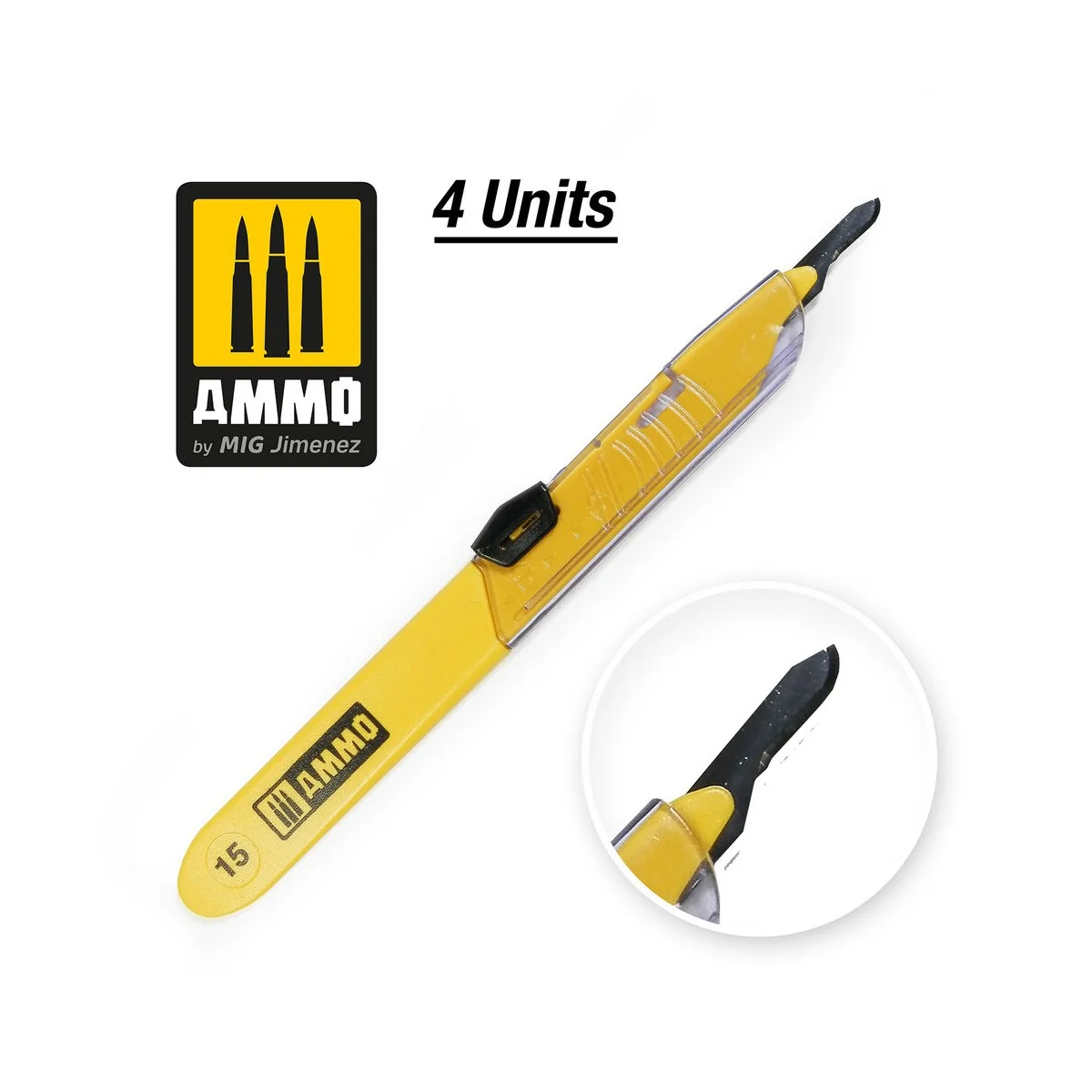 Protective Blade Curved - 1 pc - AMMO by MIG Jimenez A.MIG-8698