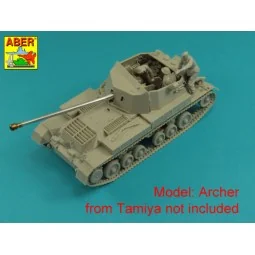 Barrel for 17pdr. Self-propelled A/T gun Archer, 1/35 - Aber Models...