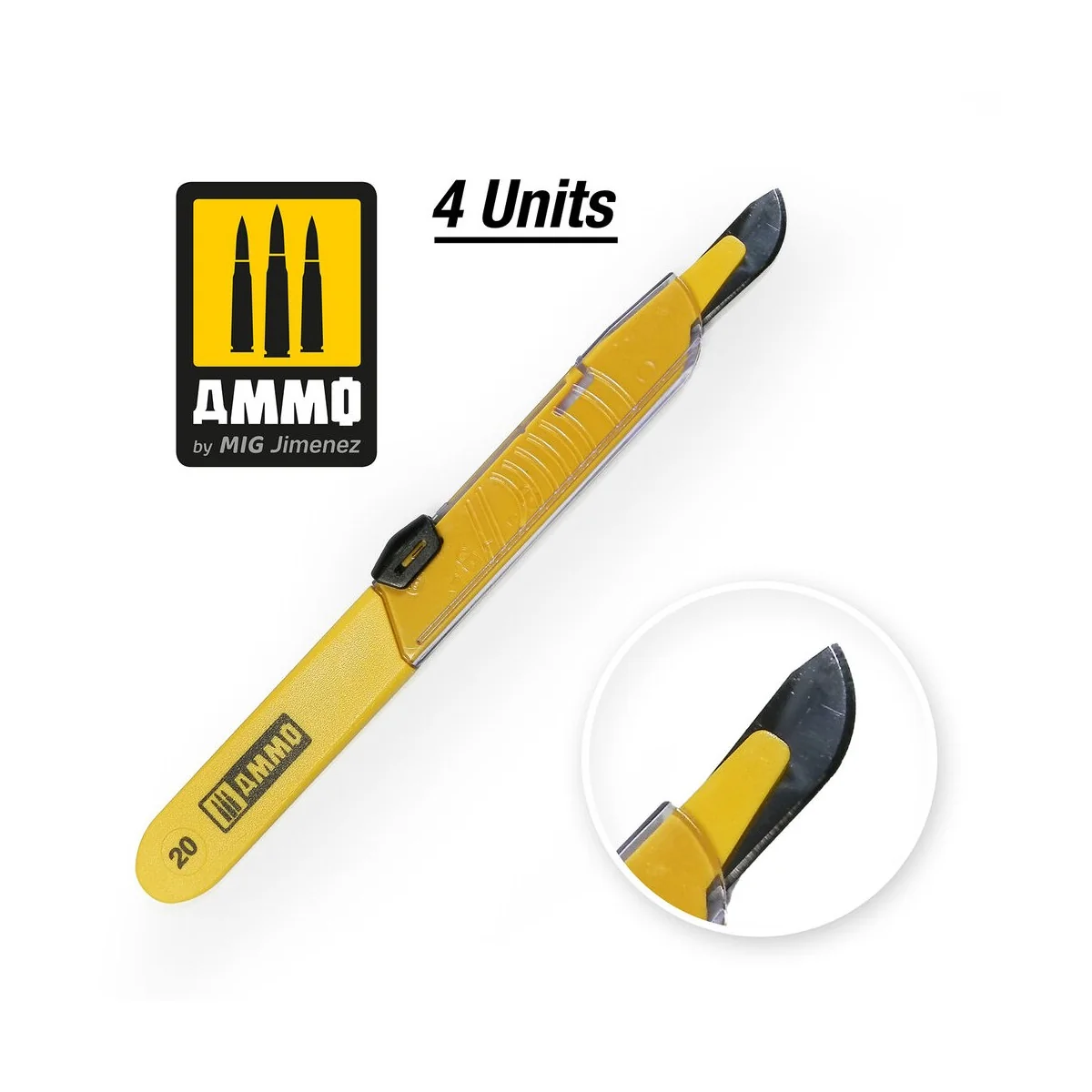 Protective Blade Curved Large - 1 pc - AMMO by MIG Jimenez A.MIG-8699