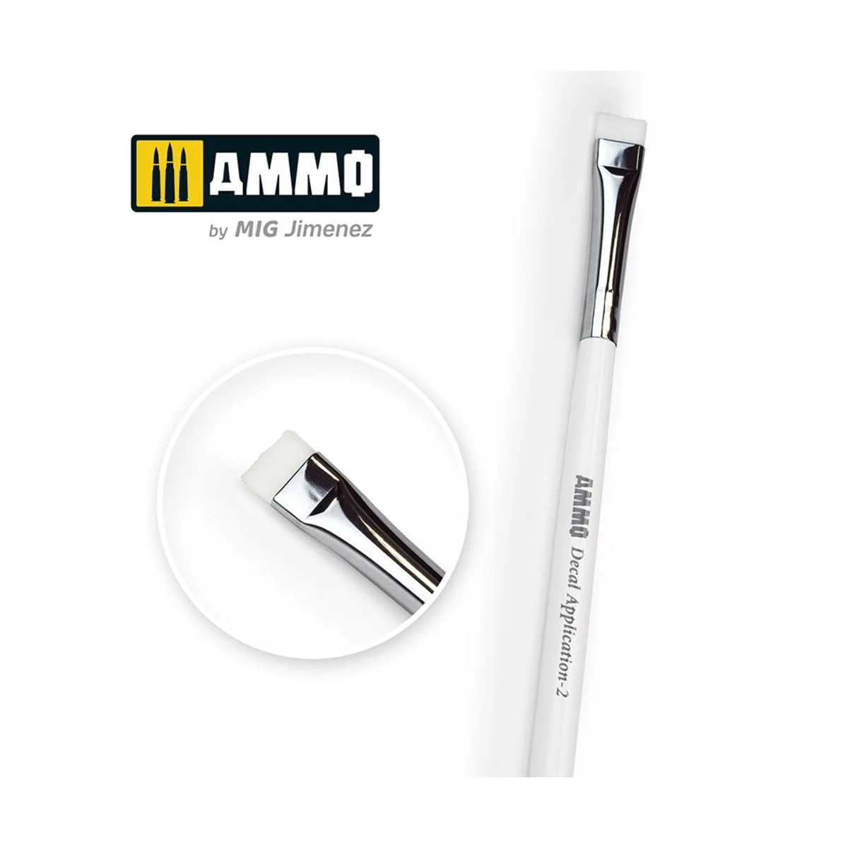 2 AMMO Decal Application Brush - AMMO by MIG Jimenez A.MIG-8707