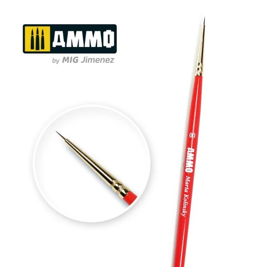 00 AMMO Marta Kolinsky Brush - AMMO by MIG Jimenez A.MIG-8709