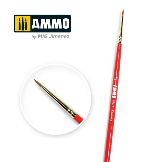 1.5 AMMO Marta Kolinsky Brush - AMMO by MIG Jimenez A.MIG-8712