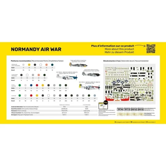 Normandy Airwar, 1/72 - Heller 50329 Normandy Airwar, 1/72 - Heller 50329