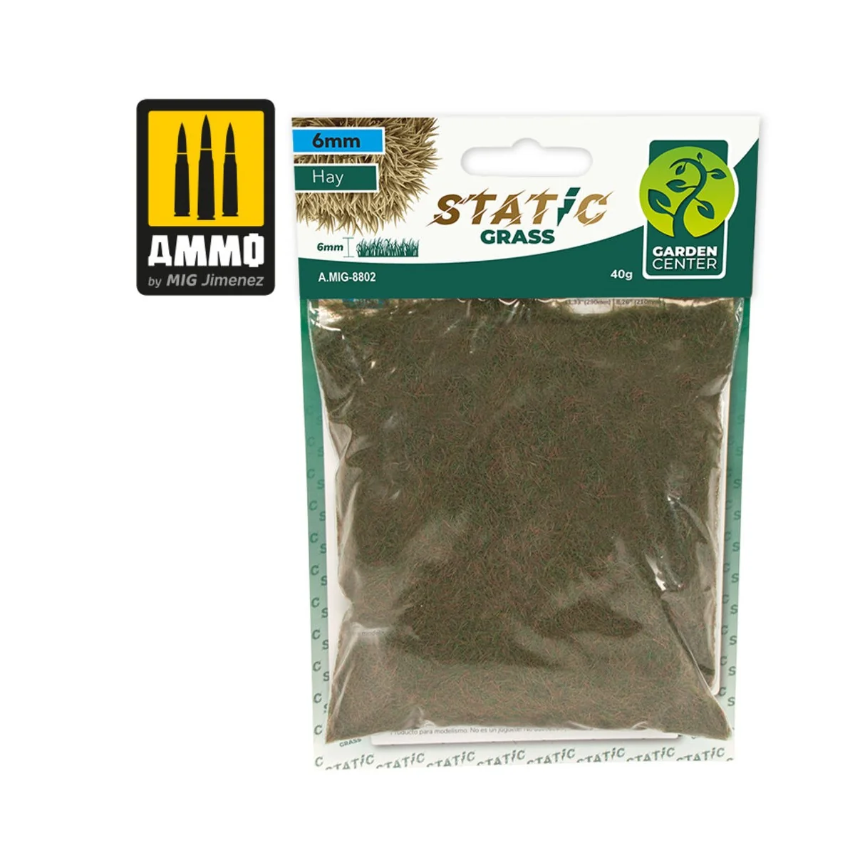 Static Grass - Hay - 6mm - AMMO by MIG Jimenez A.MIG-8802