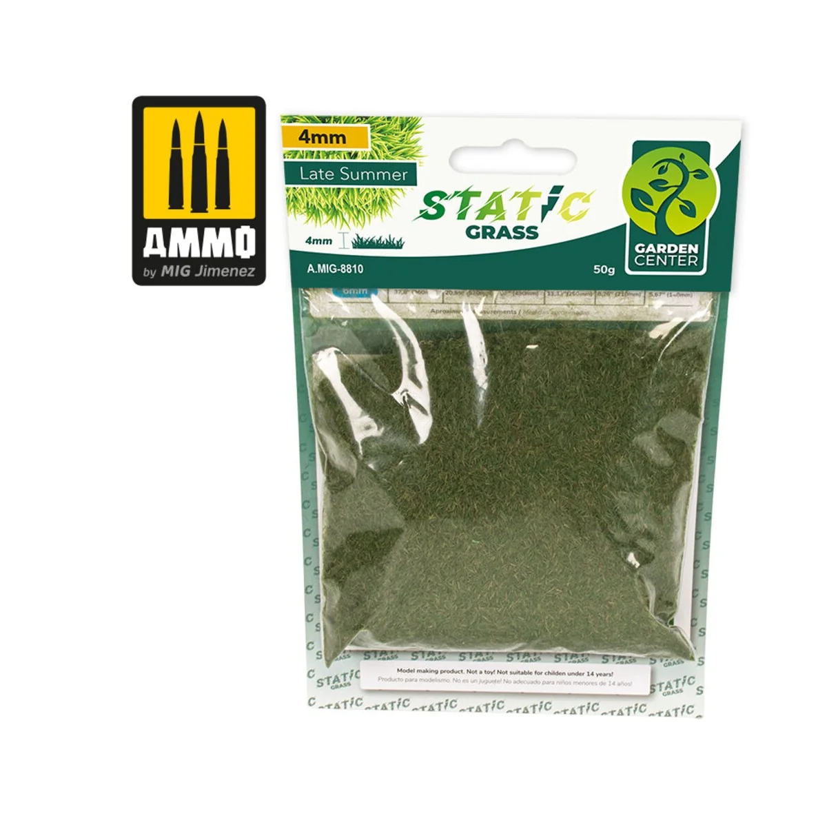 Static Grass - Late Summer - 4mm - AMMO by MIG Jimenez A.MIG-8810