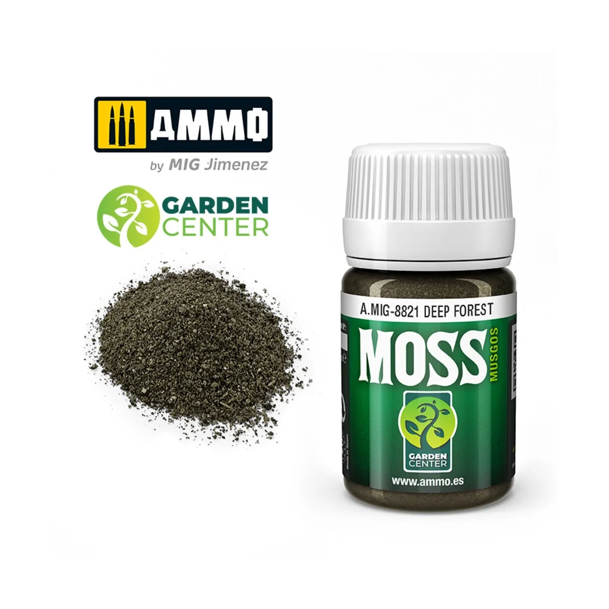 Deep Forest MOSS - AMMO by MIG Jimenez A.MIG-8821 Deep Forest MOSS - AMMO by MIG Jimenez A.MIG-8821