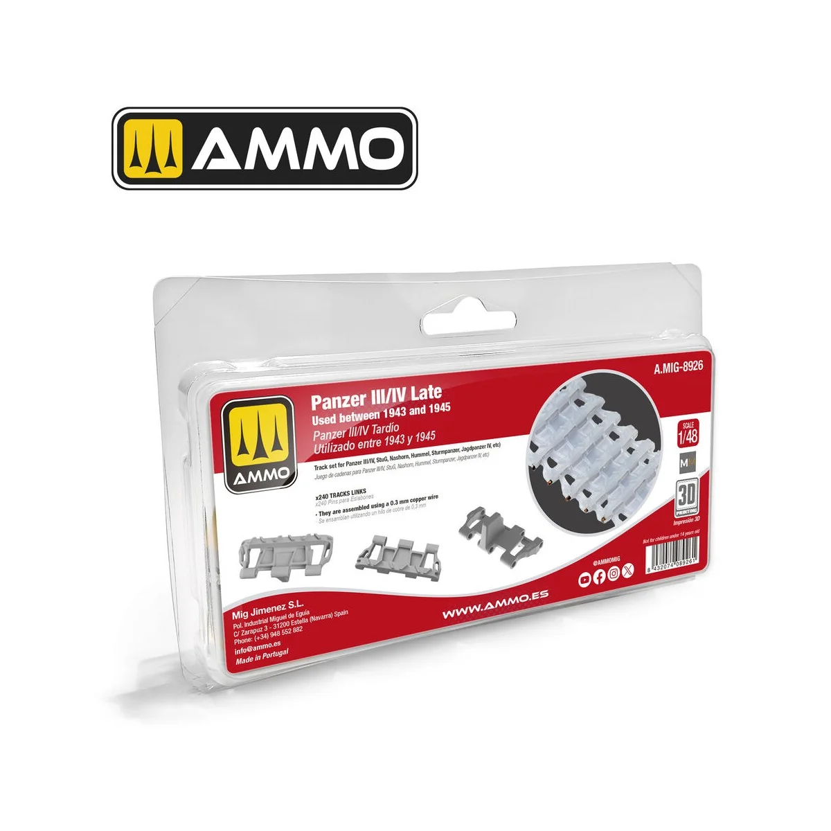 Panzer III/IV Late. Used between 1943 and 1945, 1/48 - AMMO by MIG ...