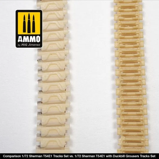 1/72 Sherman T54E1 Tracks Set - AMMO by MIG Jimenez A.MIG-8952