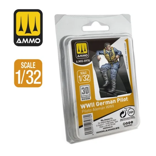 WWII German Pilot - AMMO by MIG Jimenez A.MIG-8978