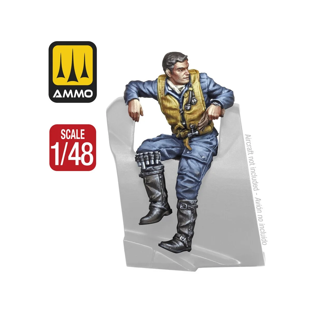 WWII German Pilot, 1/48 - AMMO by MIG Jimenez A.MIG-8979