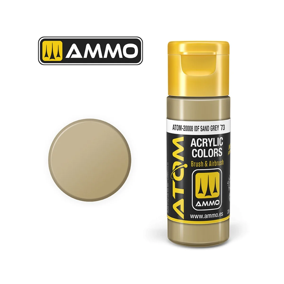 ATOM COLOR IDF Sand Grey ´73 - AMMO by MIG Jimenez ATOM-20008