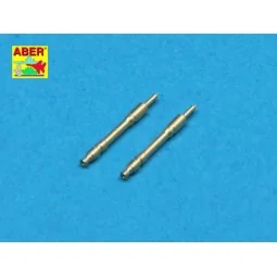 2 Barrels for German Tank MG 34, 1/48 - Aber Models 48 L-20