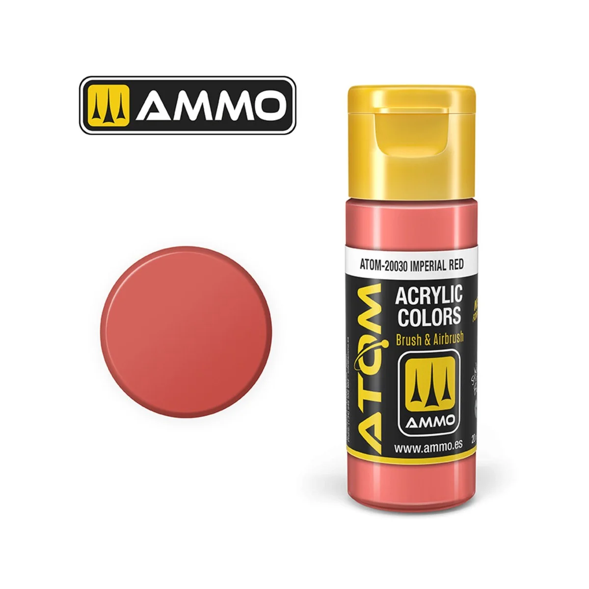 ATOM COLOR Imperial Red - AMMO by MIG Jimenez ATOM-20030