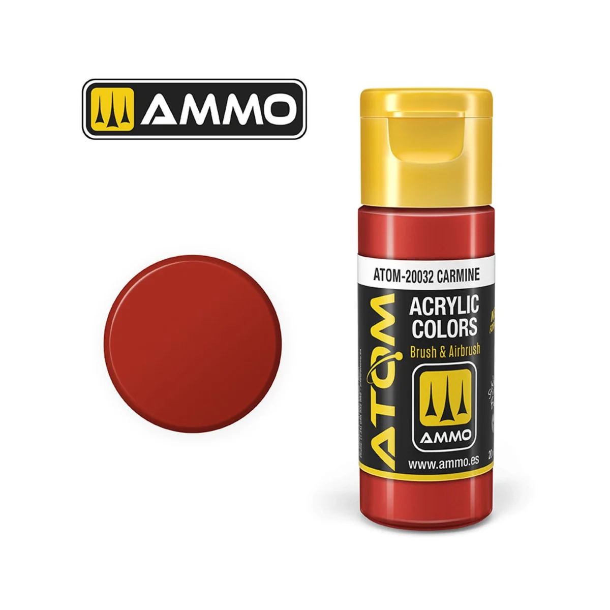 ATOM COLOR Carmine - AMMO by MIG Jimenez ATOM-20032 ATOM COLOR Carmine - AMMO by MIG Jimenez ATOM-20032