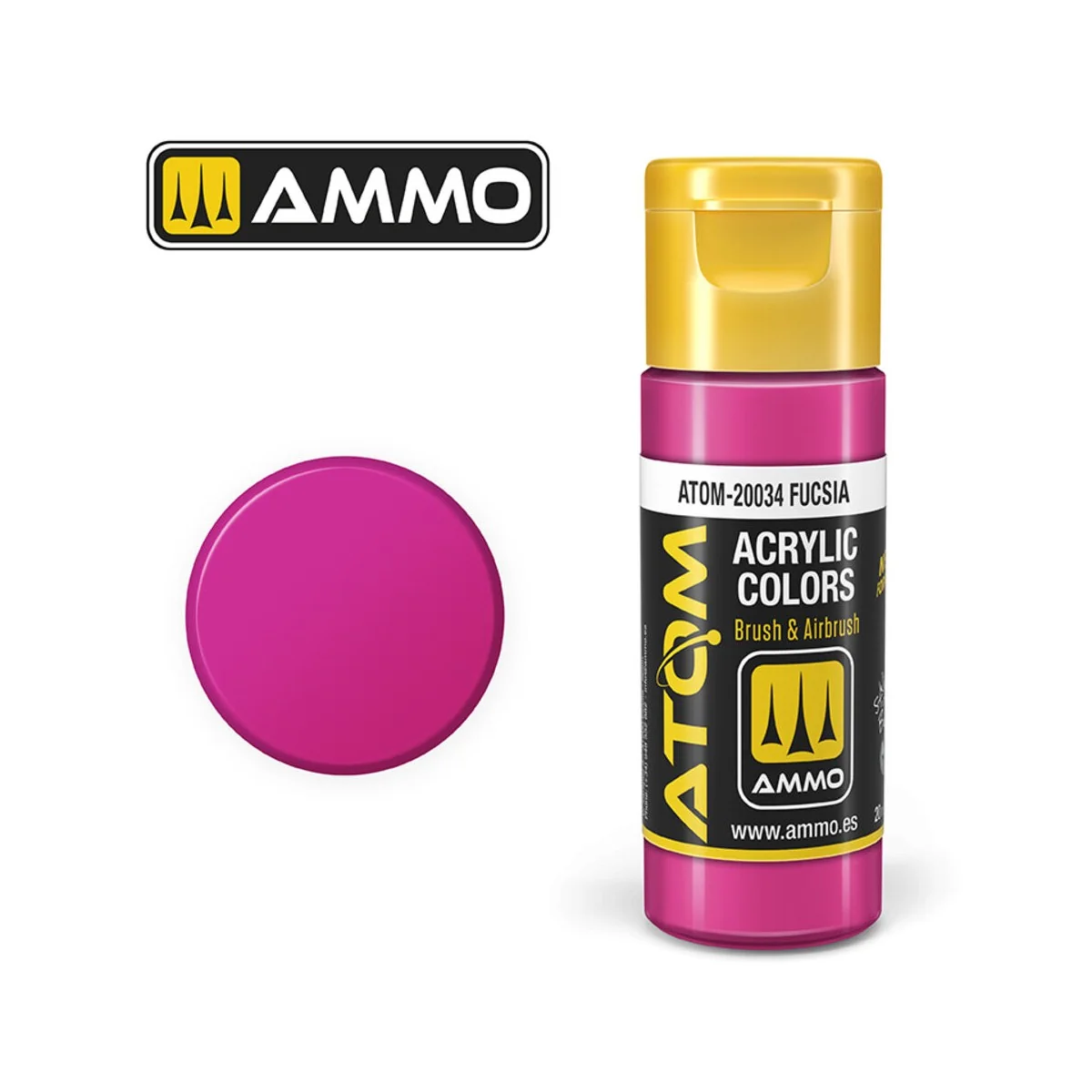 ATOM COLOR Fucsia - AMMO by MIG Jimenez ATOM-20034
