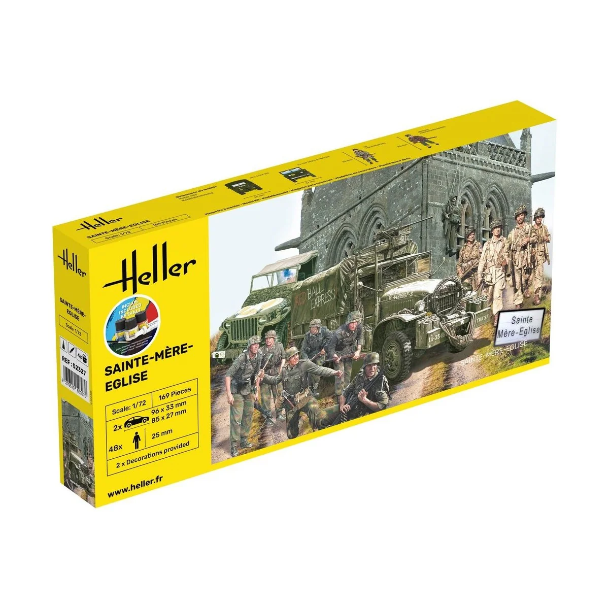 STARTER KIT Sainte-Mère-Eglise, 1/72 - Heller 52327 STARTER KIT Sainte-Mère-Eglise, 1/72 - Heller 52327