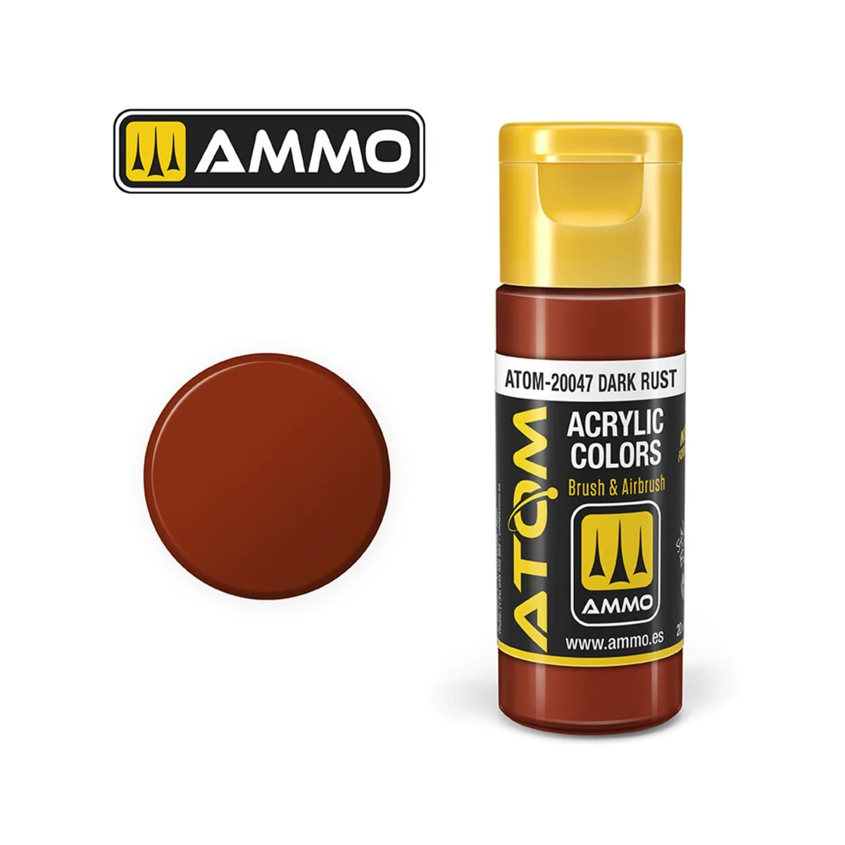 ATOM COLOR Dark Rust - AMMO by MIG Jimenez ATOM-20047