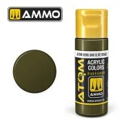 ATOM COLOR Darl Olive Drab - AMMO by MIG Jimenez ATOM-20065