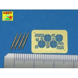 4 barrels for MG FF, 1/48 - Aber Models A48 008