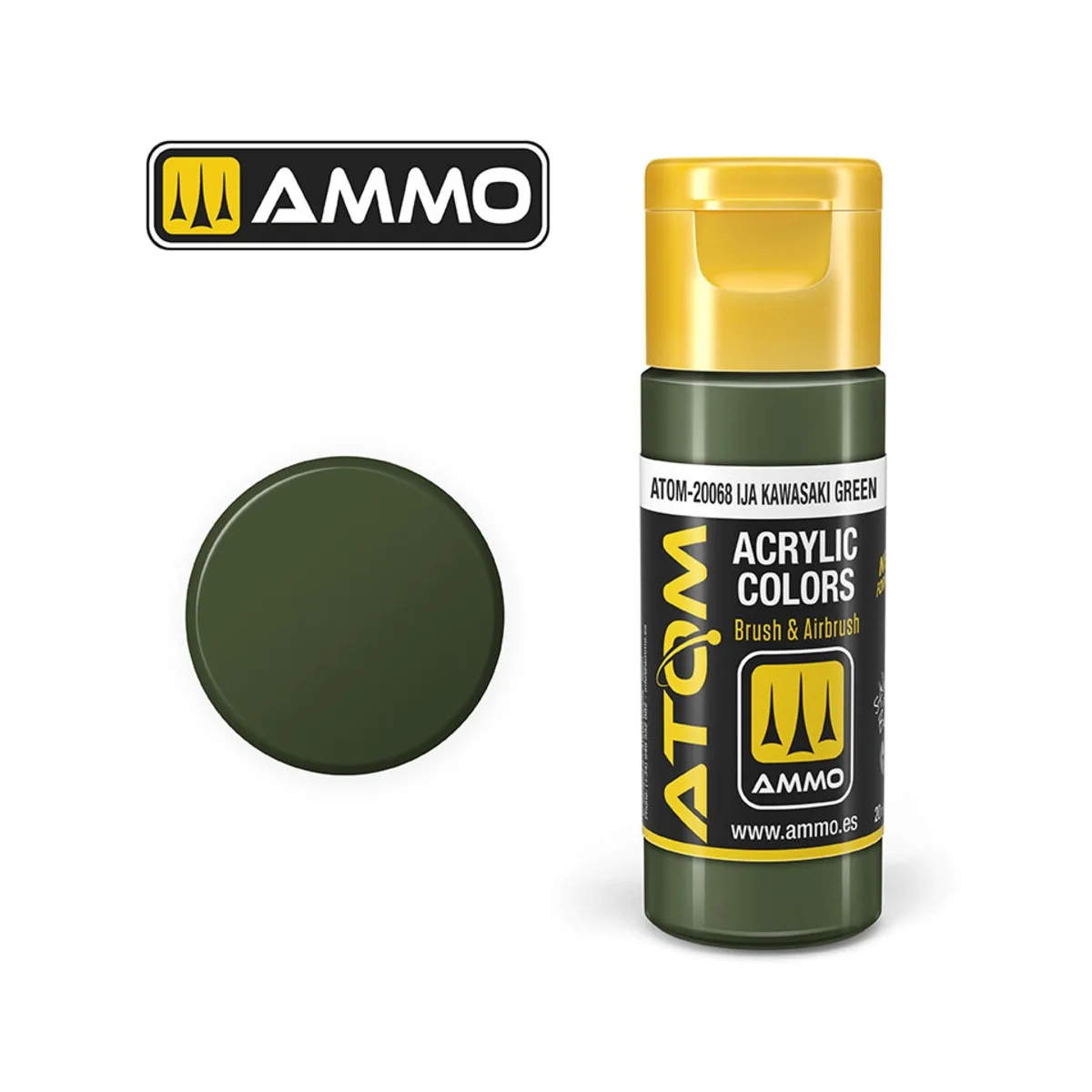 ATOM COLOR IJA Kawasaki Green - AMMO by MIG Jimenez ATOM-20068