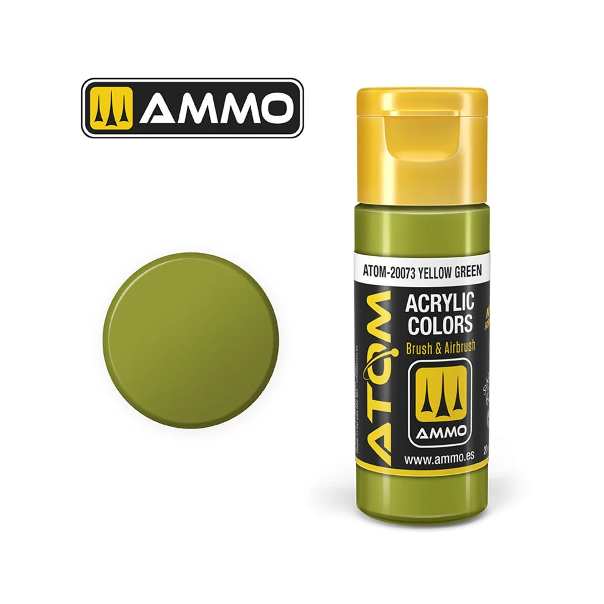ATOM COLOR Yellow Green - AMMO by MIG Jimenez ATOM-20073