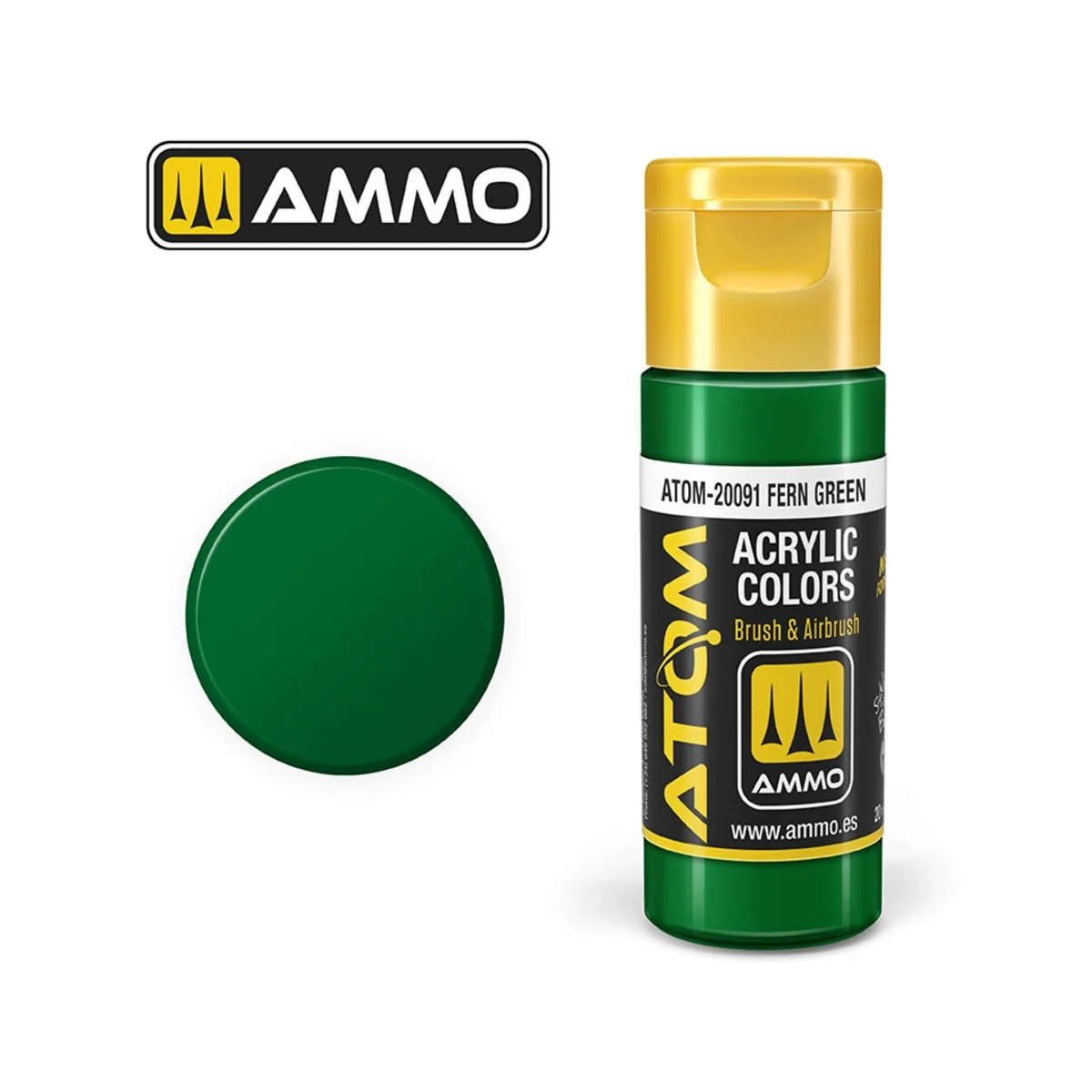 ATOM COLOR Fern Green - AMMO by MIG Jimenez ATOM-20091