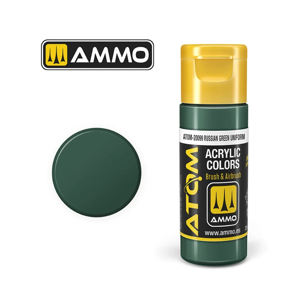 ATOM COLOR Russian Green Uniform - AMMO by MIG Jimenez ATOM-20099