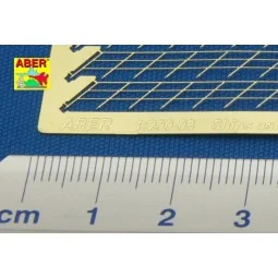 Aslant railing 45, 1/200 - Aber Models RE-200-03