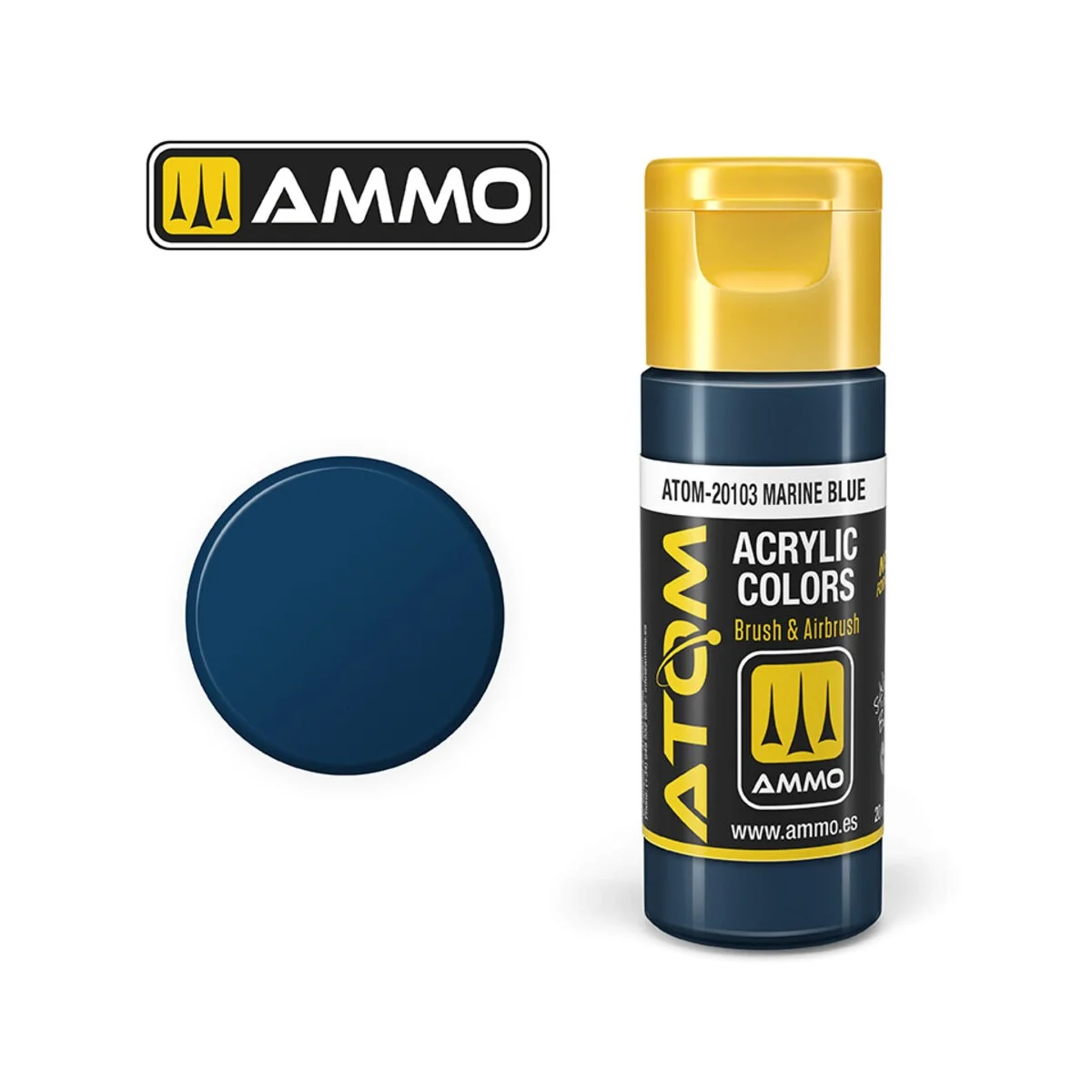 ATOM COLOR Marine Blue - AMMO by MIG Jimenez ATOM-20103