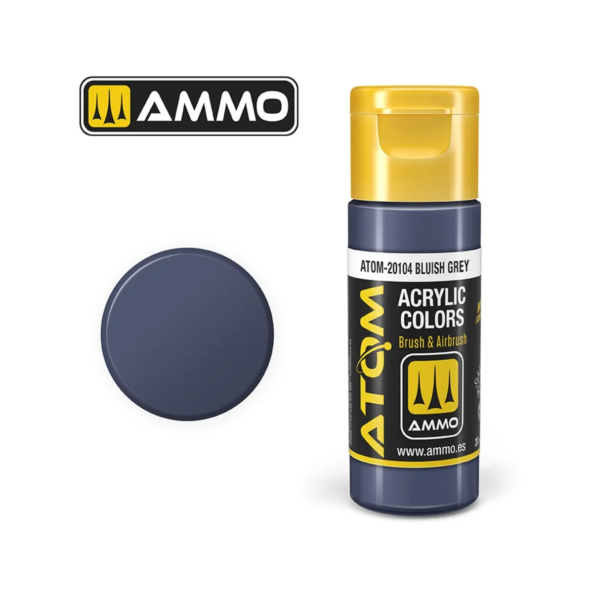 ATOM COLOR Bluish Grey - AMMO by MIG Jimenez ATOM-20104