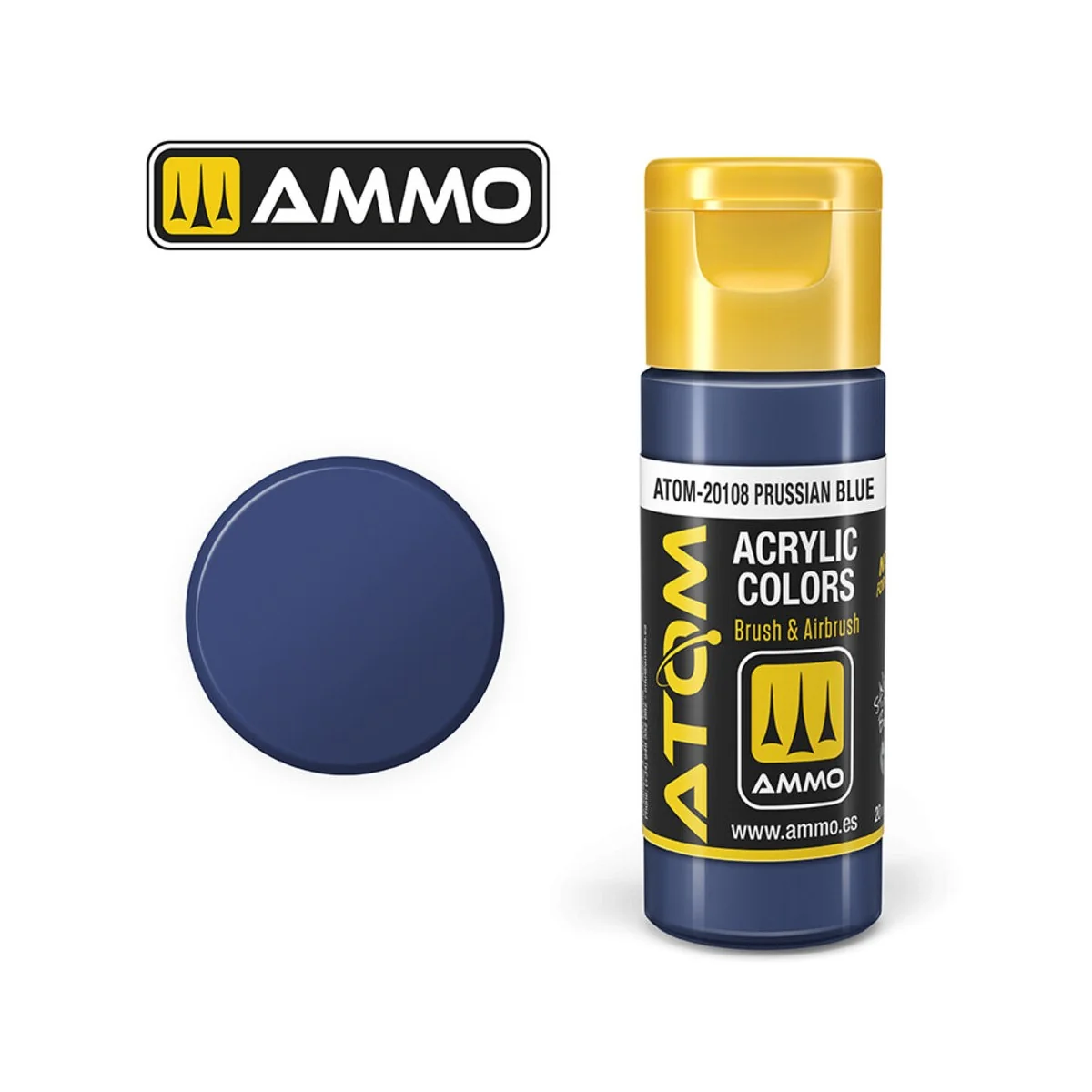 ATOM COLOR Prussian Blue - AMMO by MIG Jimenez ATOM-20108