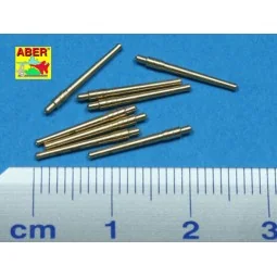 8 pcs 356mm barrels for Kongo, 1/700 - Aber Models RE-700 L28