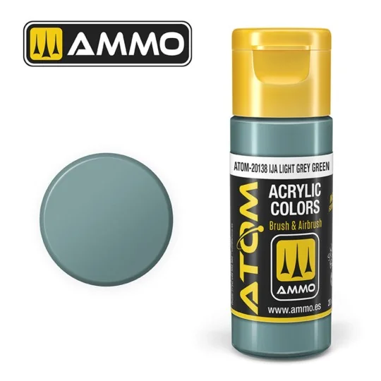 ATOM COLOR IJA Light Grey Green - AMMO by MIG Jimenez ATOM-20138