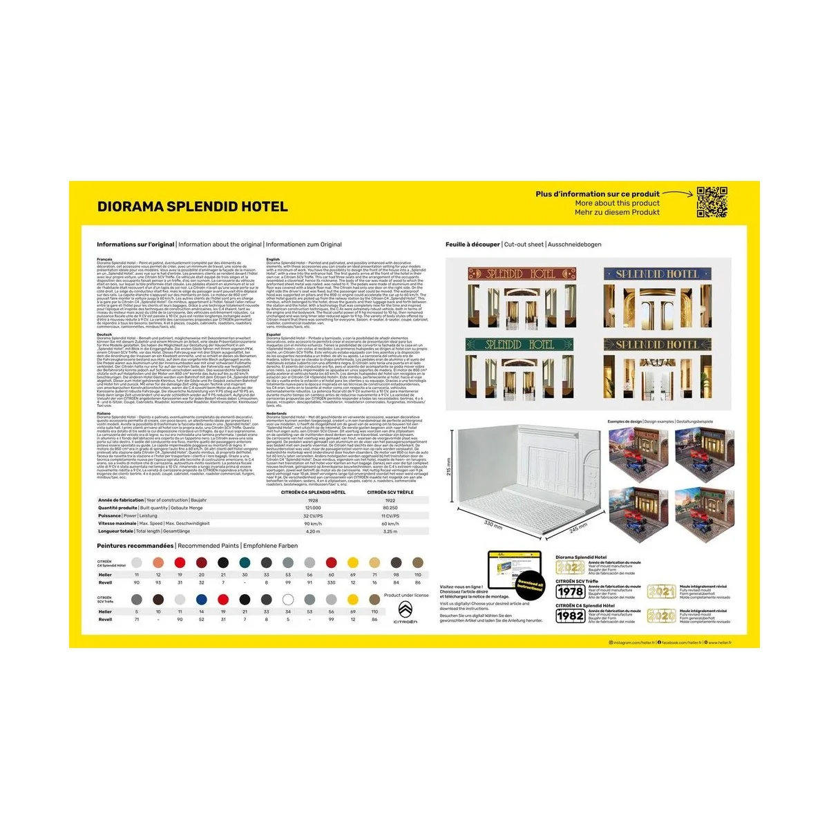 STARTER KIT Diorama Splendid Hotel - Heller 52330