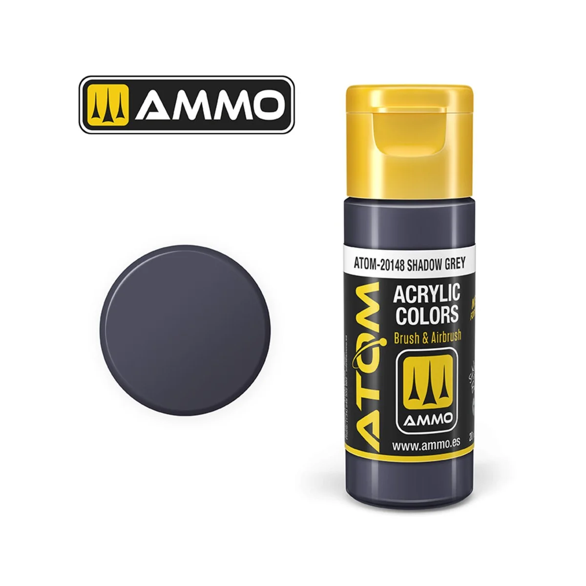 ATOM COLOR Shadow Grey - AMMO by MIG Jimenez ATOM-20148 ATOM COLOR Shadow Grey - AMMO by MIG Jimenez ATOM-20148