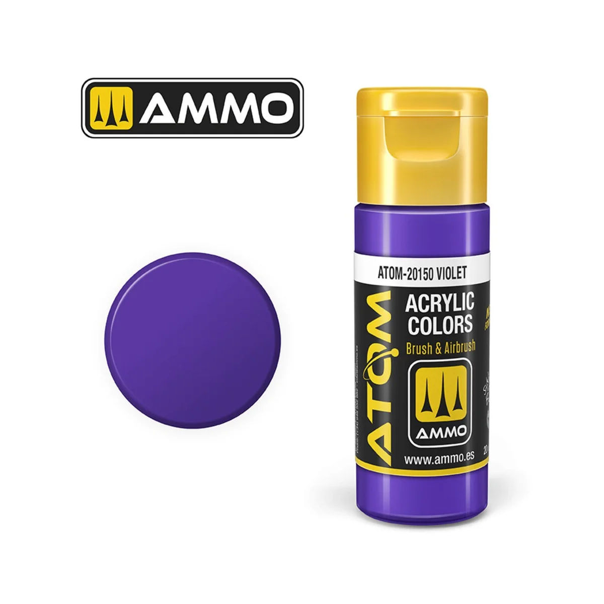 ATOM COLOR Violet - AMMO by MIG Jimenez ATOM-20150