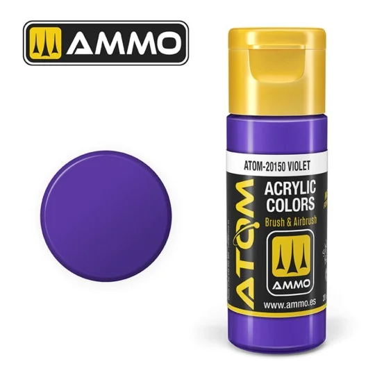 ATOM COLOR Violet - AMMO by MIG Jimenez ATOM-20150 ATOM COLOR Violet - AMMO by MIG Jimenez ATOM-20150