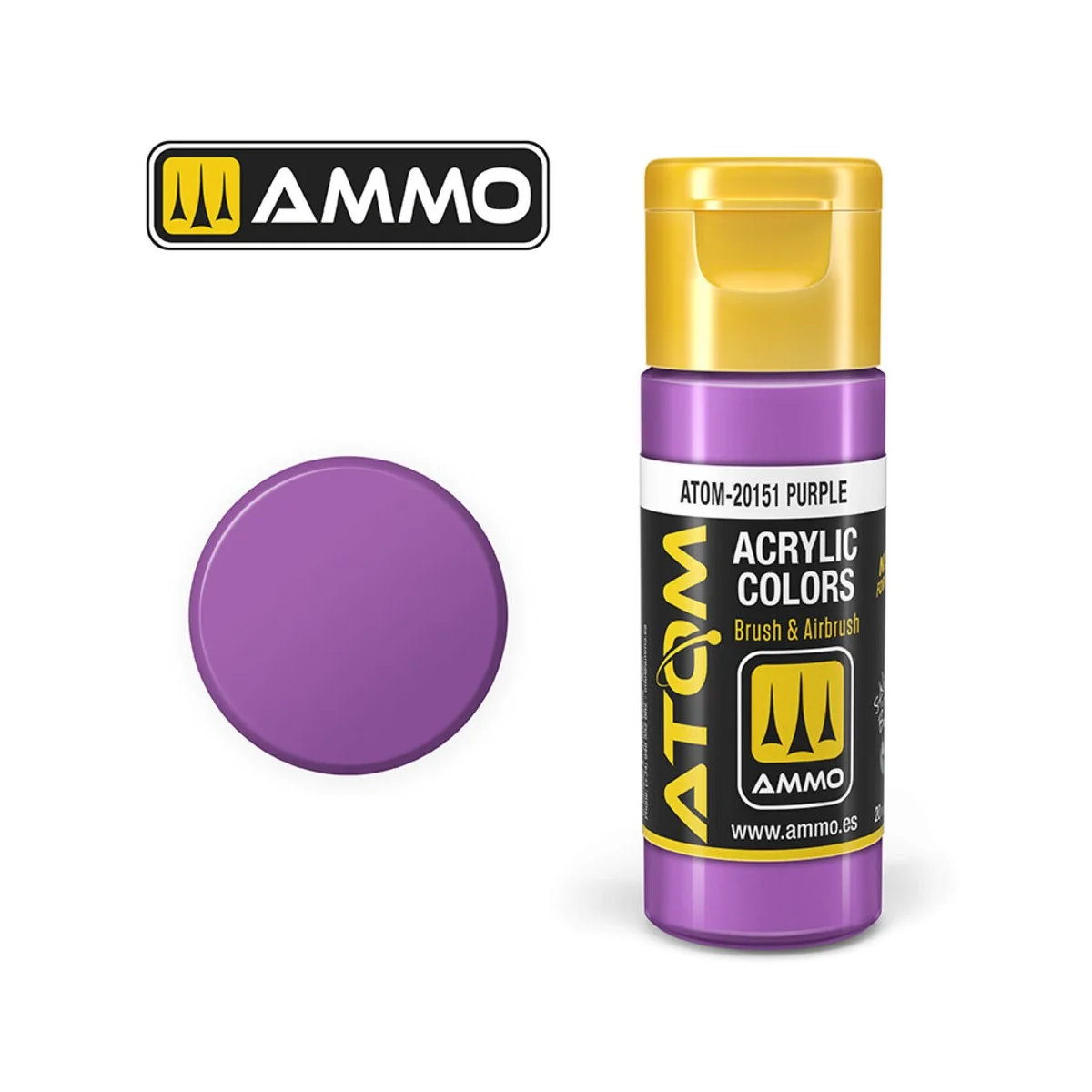 ATOM COLOR Purple - AMMO by MIG Jimenez ATOM-20151