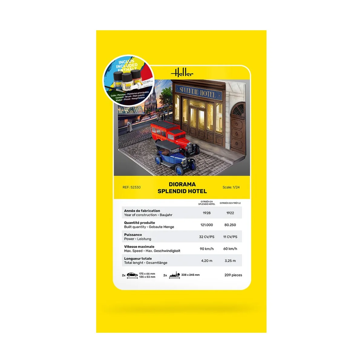STARTER KIT Diorama Splendid Hotel - Heller 52330