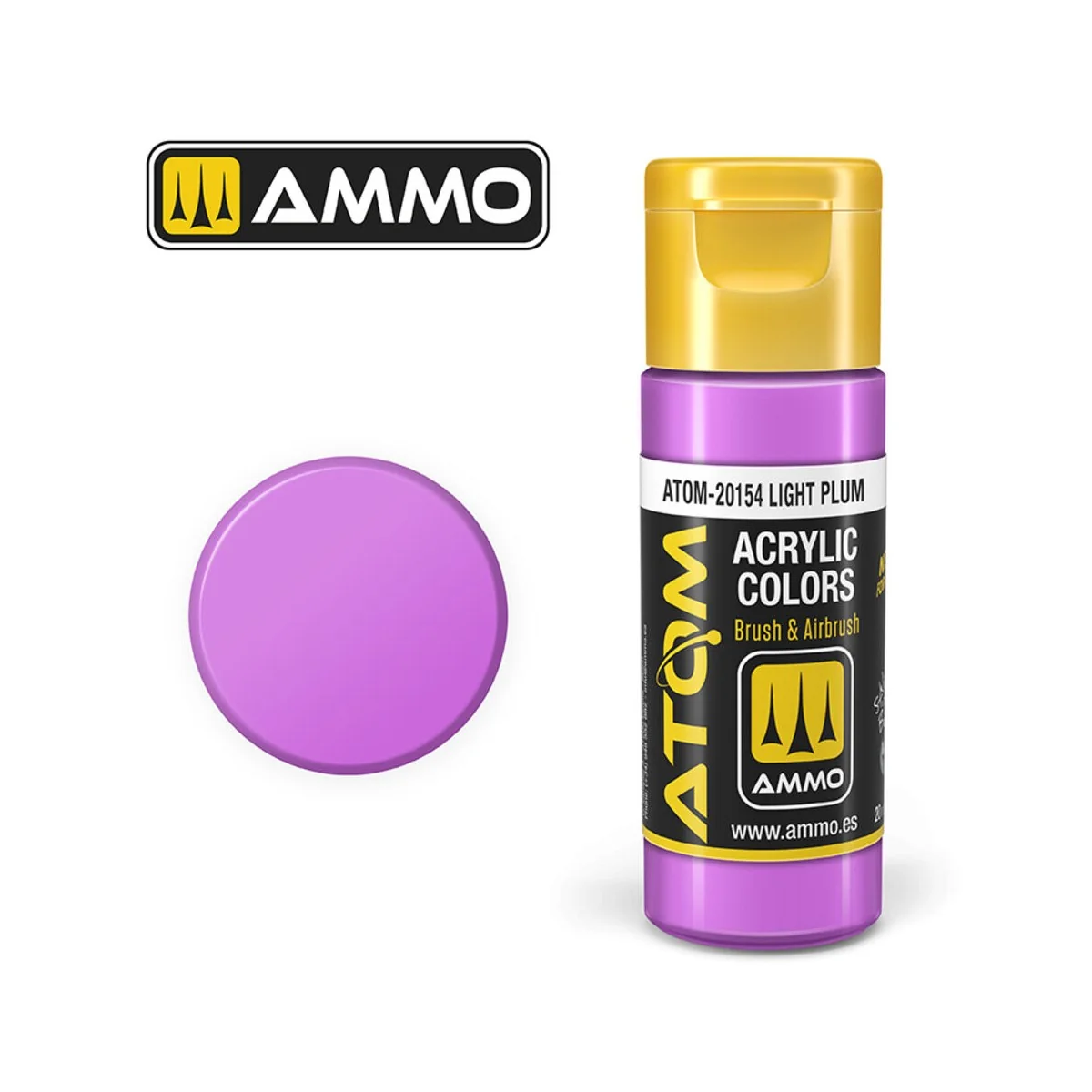 ATOM COLOR Light Plum - AMMO by MIG Jimenez ATOM-20154