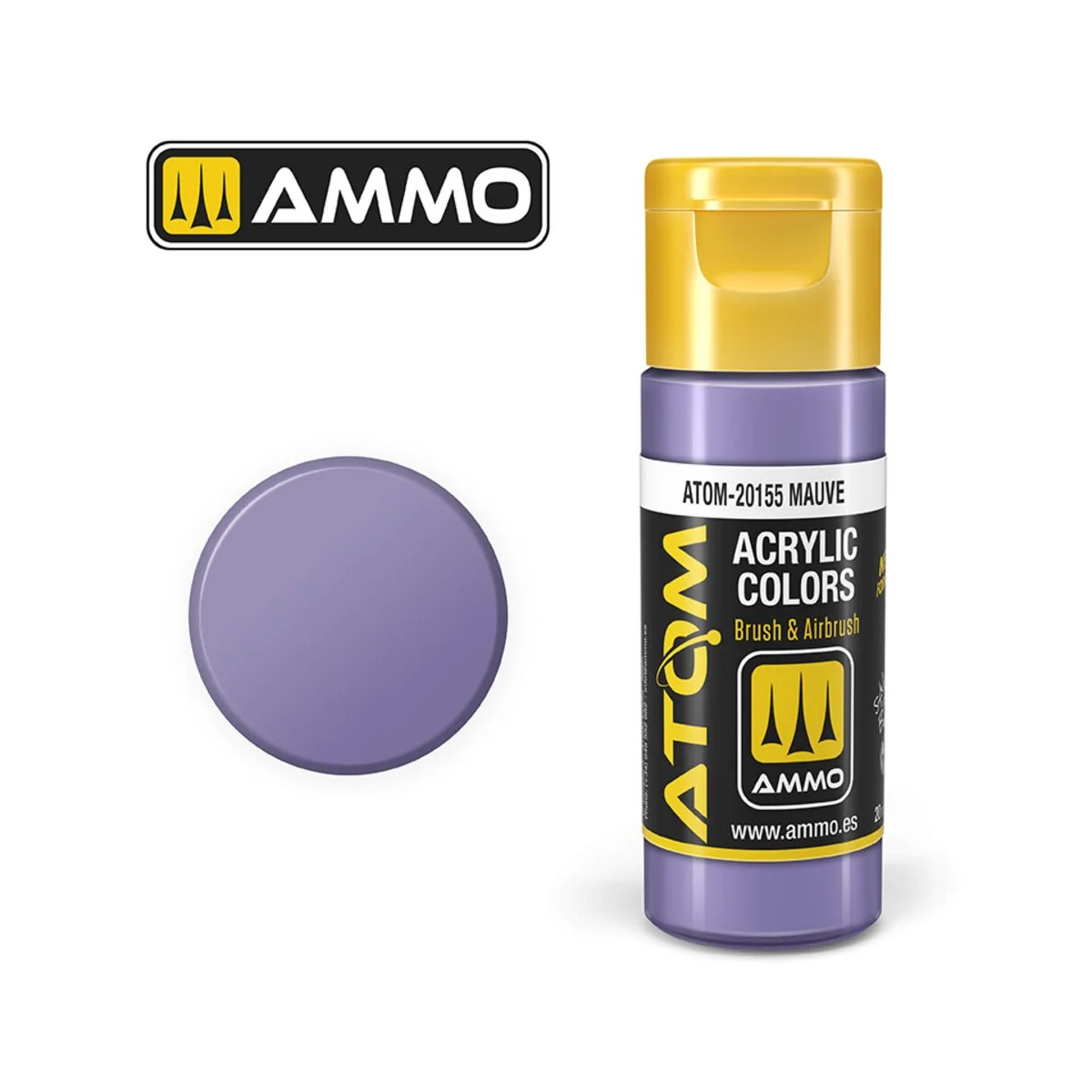 ATOM COLOR Mauve - AMMO by MIG Jimenez ATOM-20155 ATOM COLOR Mauve - AMMO by MIG Jimenez ATOM-20155